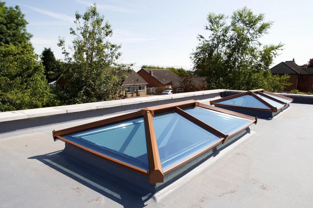 wood effect sky pods