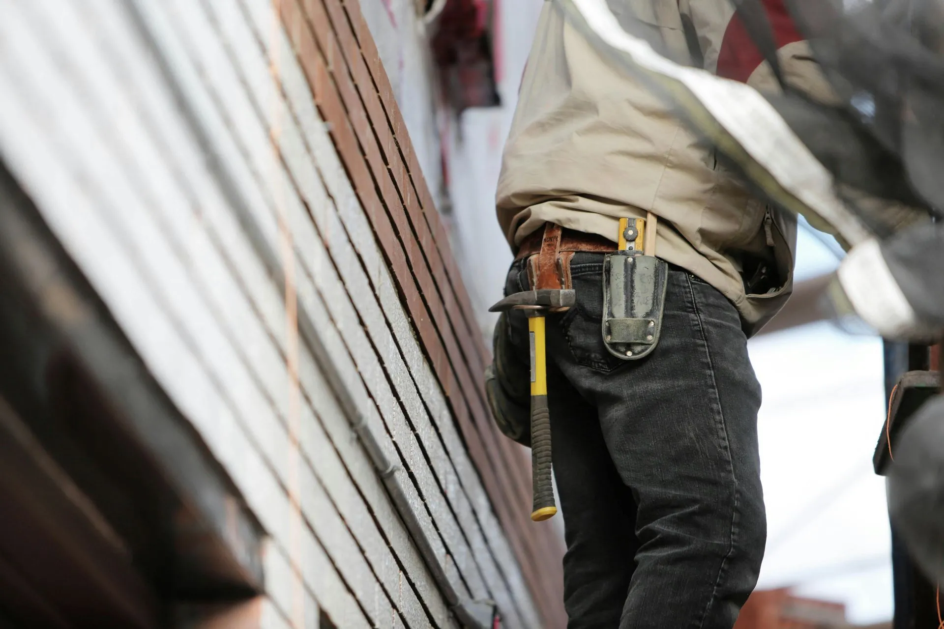 working with tool belt